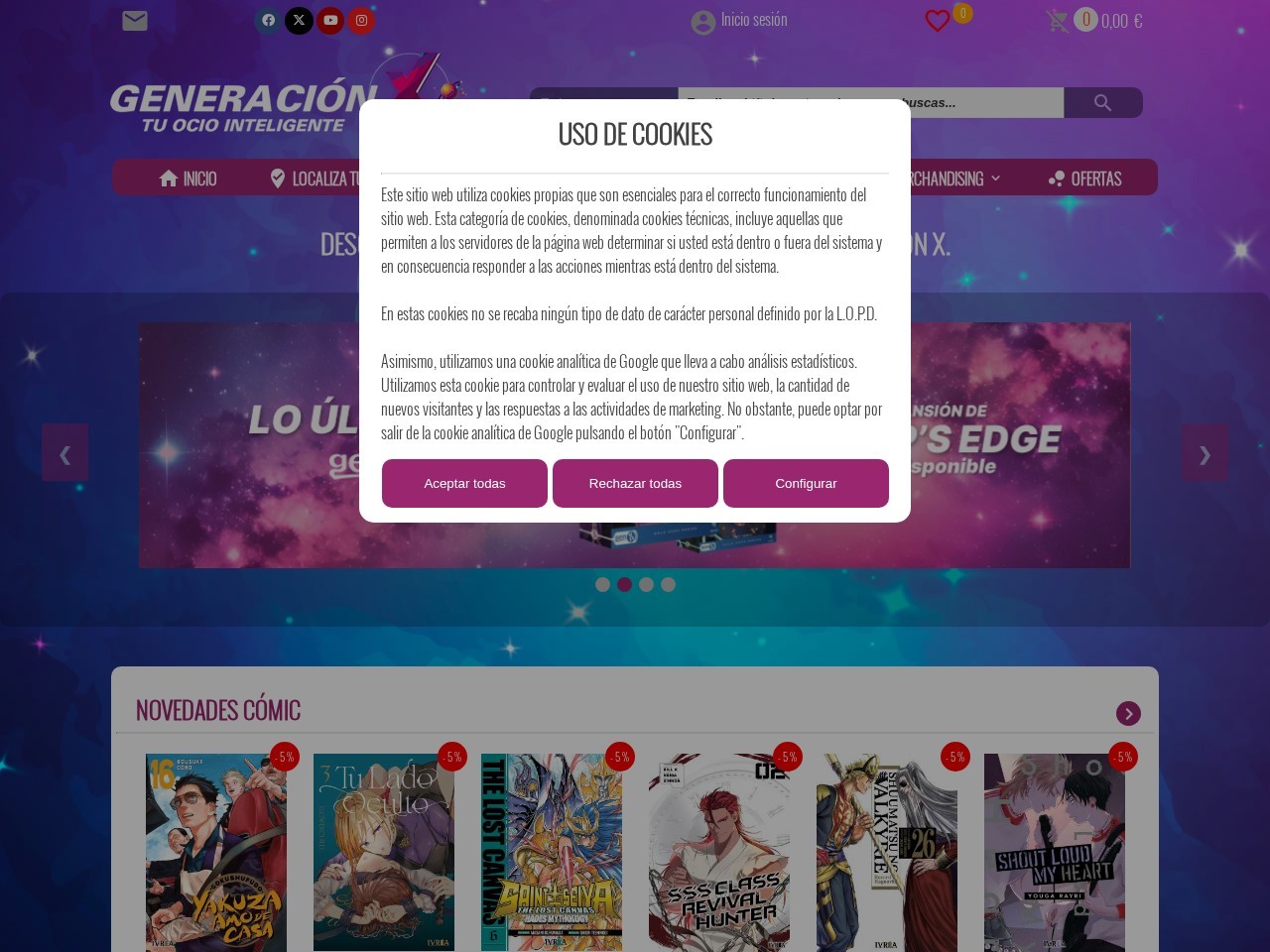 Generación X Tirso — Website Preview