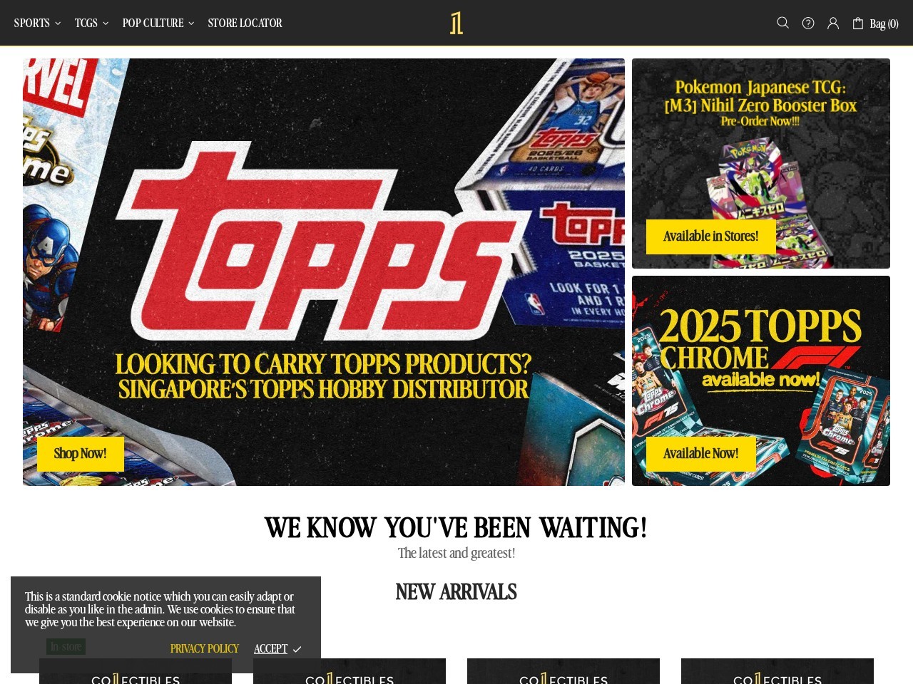 1Collectibles — Website Preview