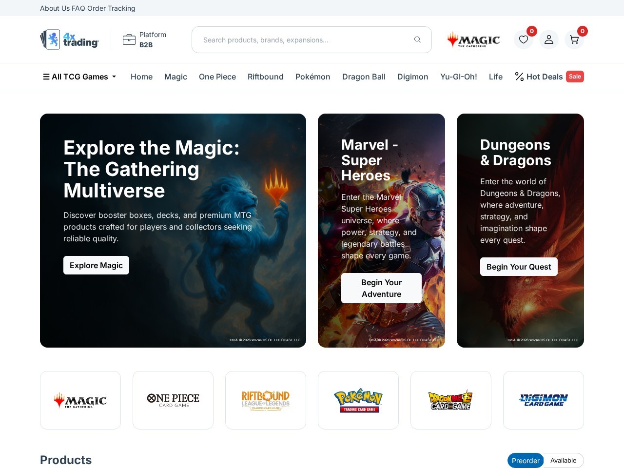 4X Trading - Italy — Website Preview