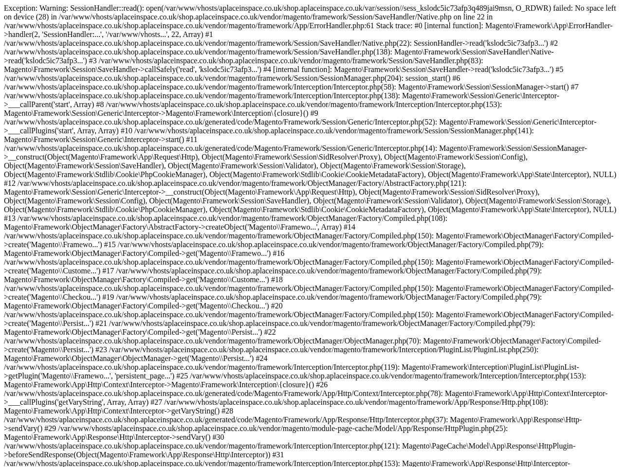 A Place in Space — Website Preview