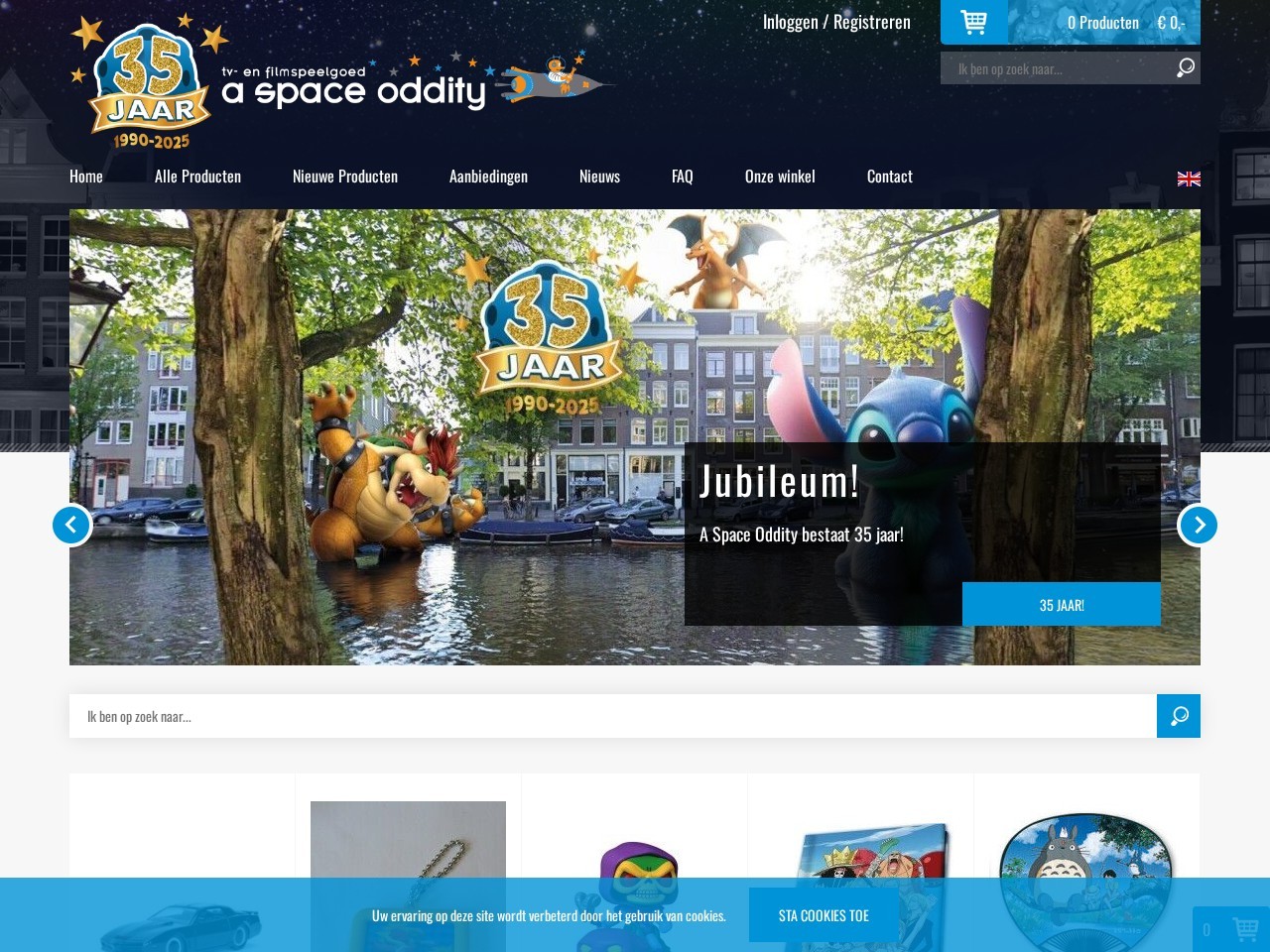 A Space Oddity — Website Preview
