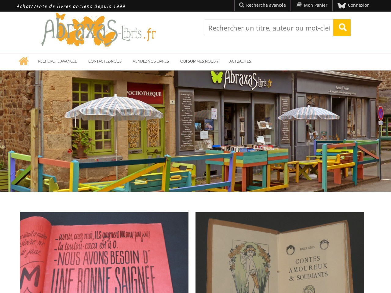 Abraxas Libris — Website Preview