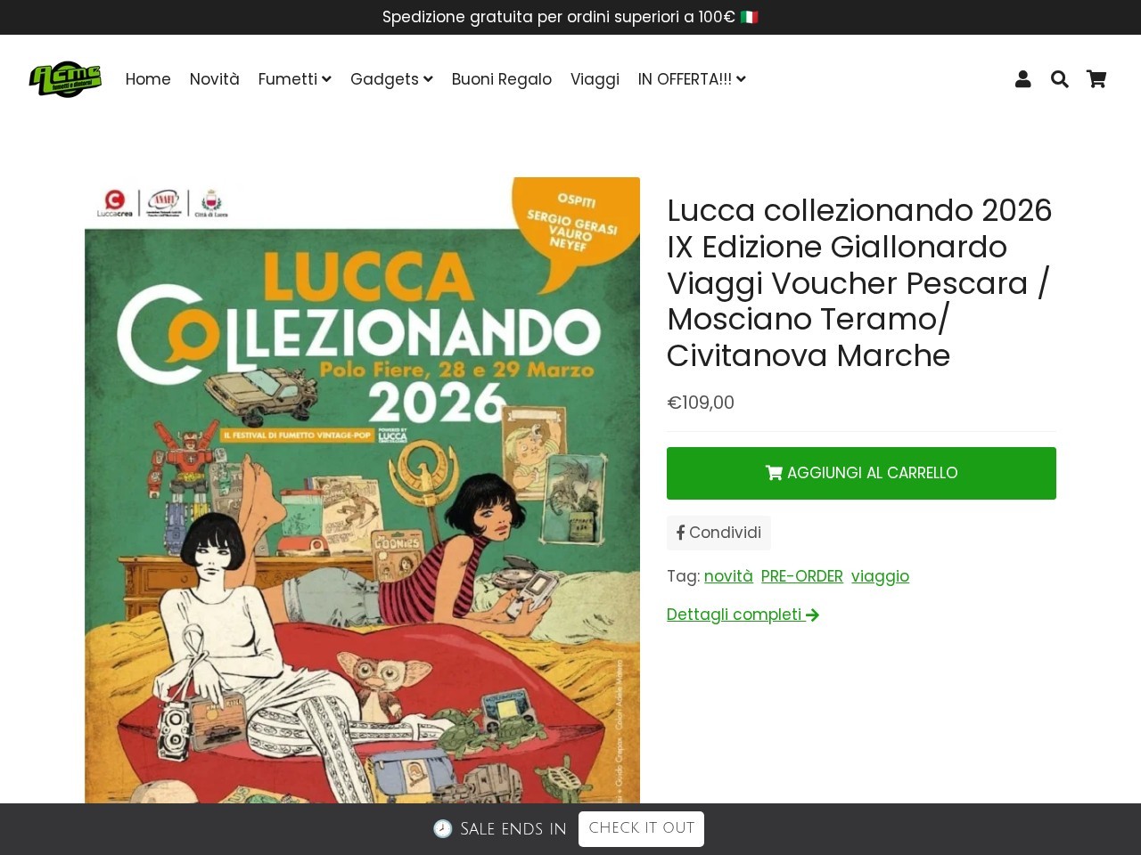 ACME Fumetti — Website Preview