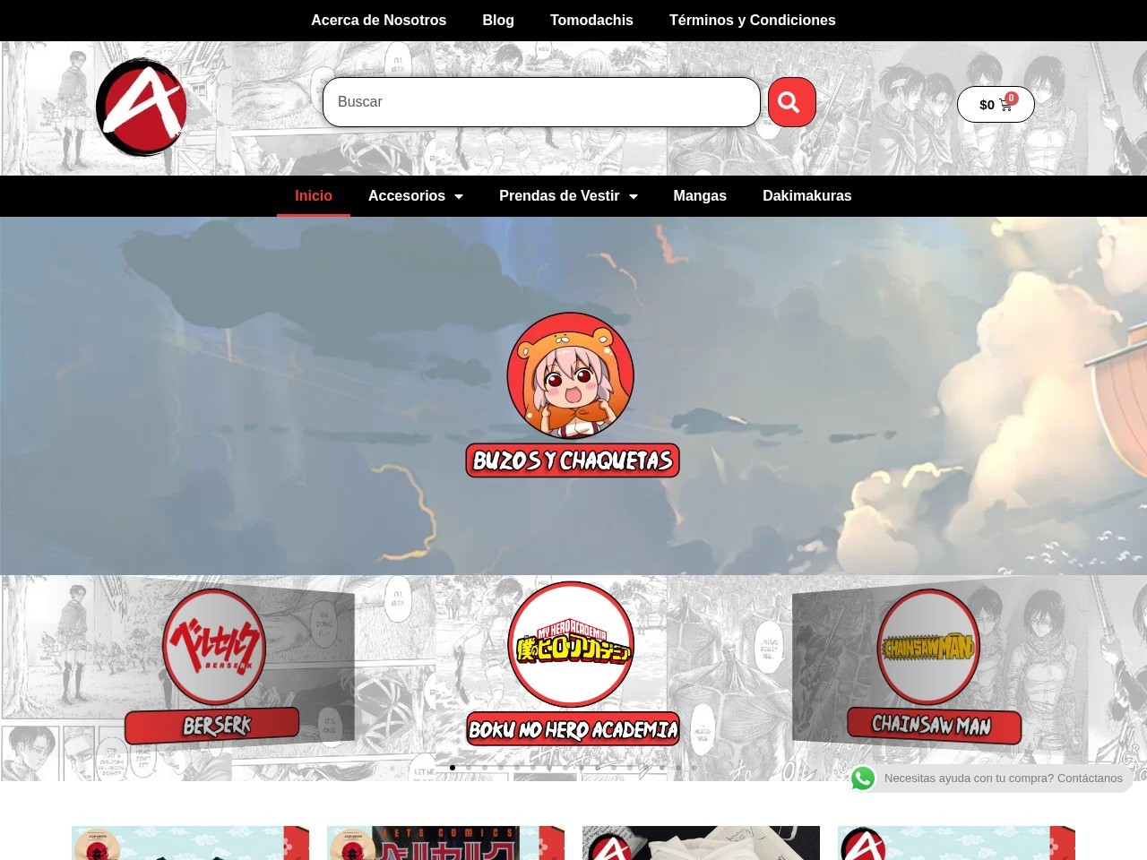 Akihabara Colombia — Website Preview