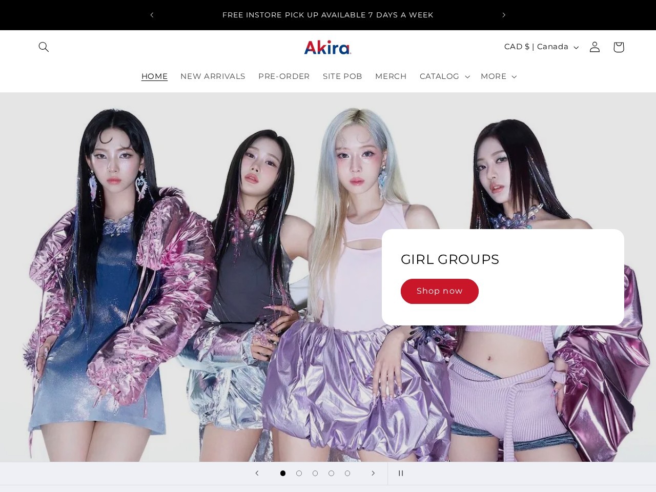 AKIRA — Website Preview