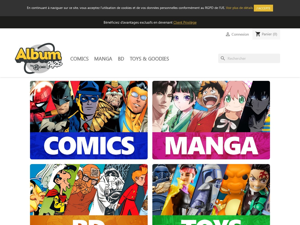 Album Comics โ Website Preview