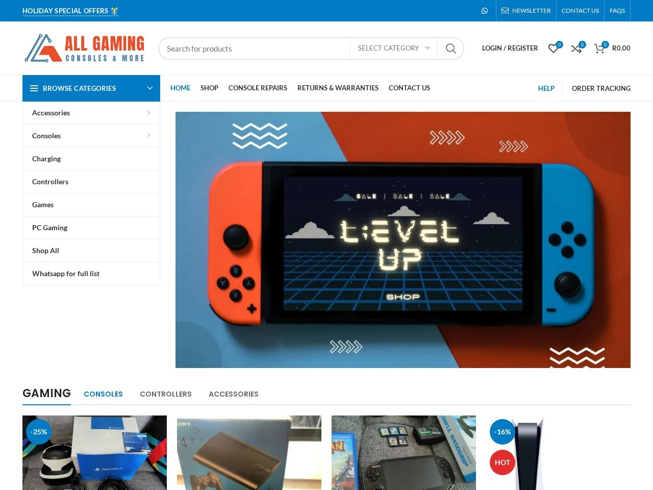 All gaming consoles JHB โ Website Preview