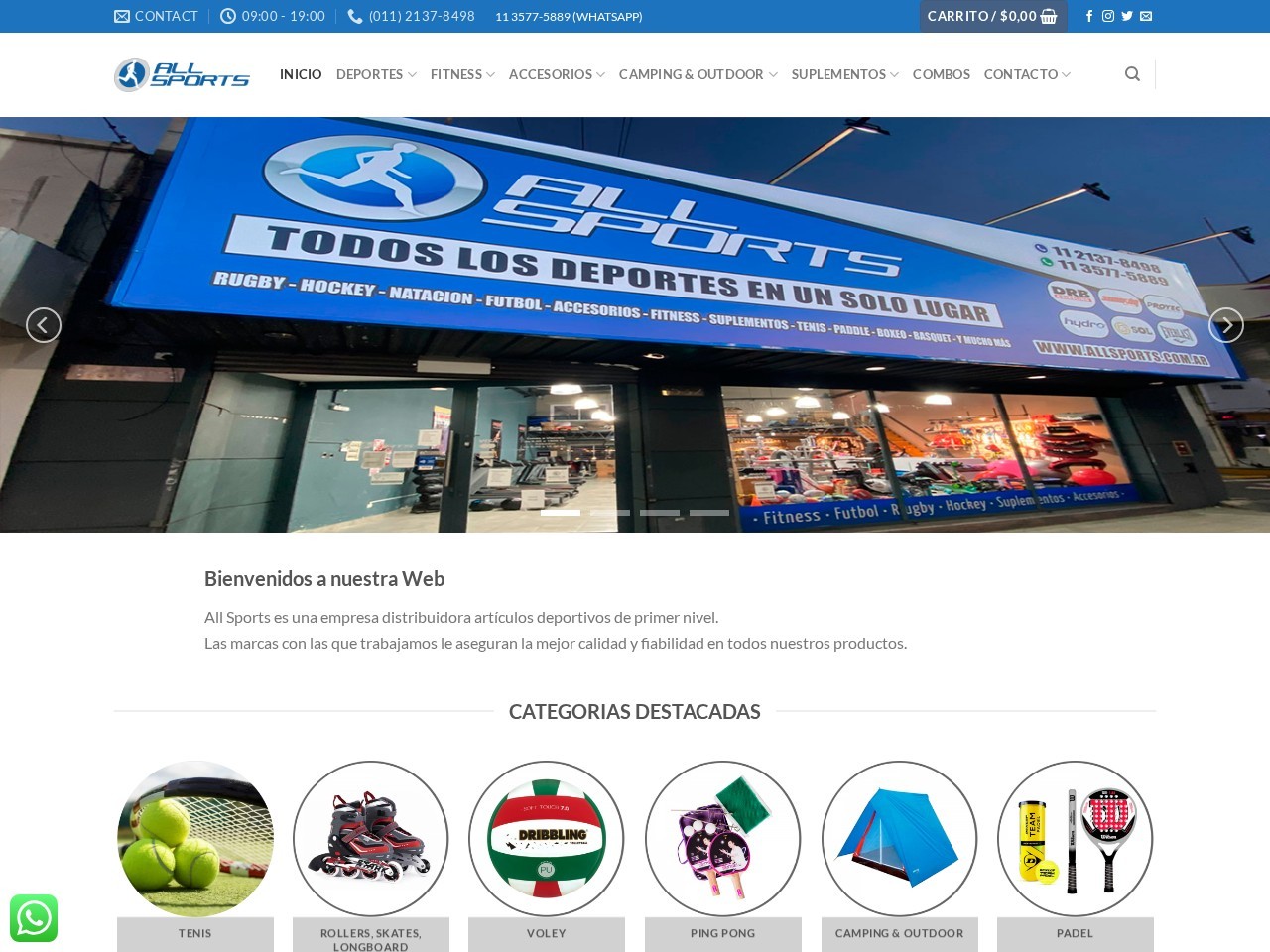 All Sports — Website Preview