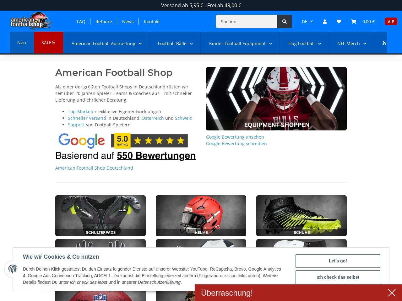 American Sports & Business GmbH — Website Preview