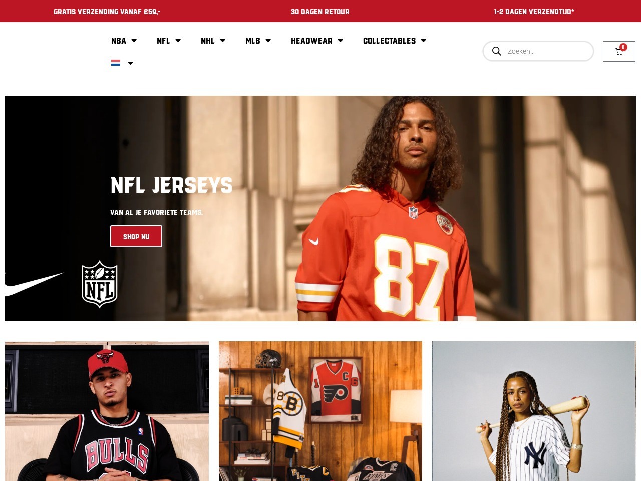American Sportstore — Website Preview