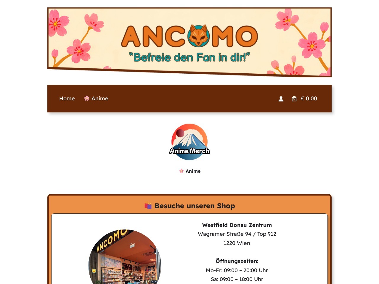 Ancomo - Merch4You — Website Preview