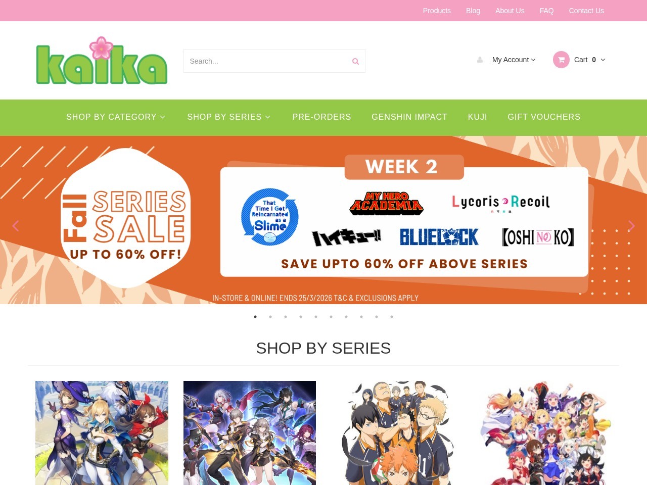 Anime Kaika — Website Preview