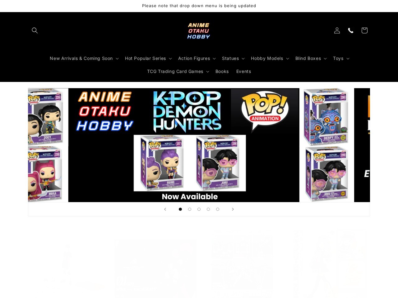 Anime Otaku Hobby — Website Preview