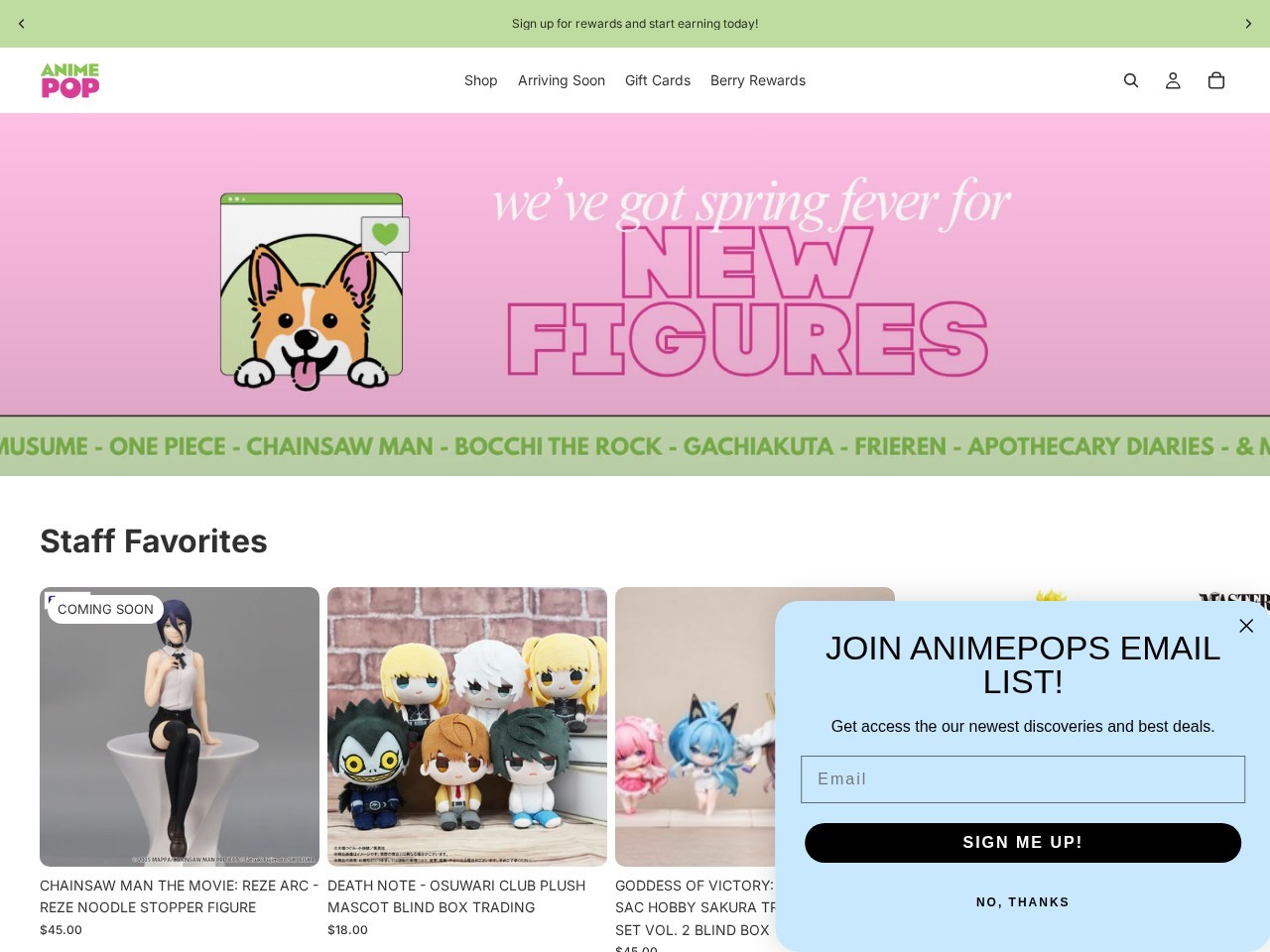 Anime Pop — Website Preview