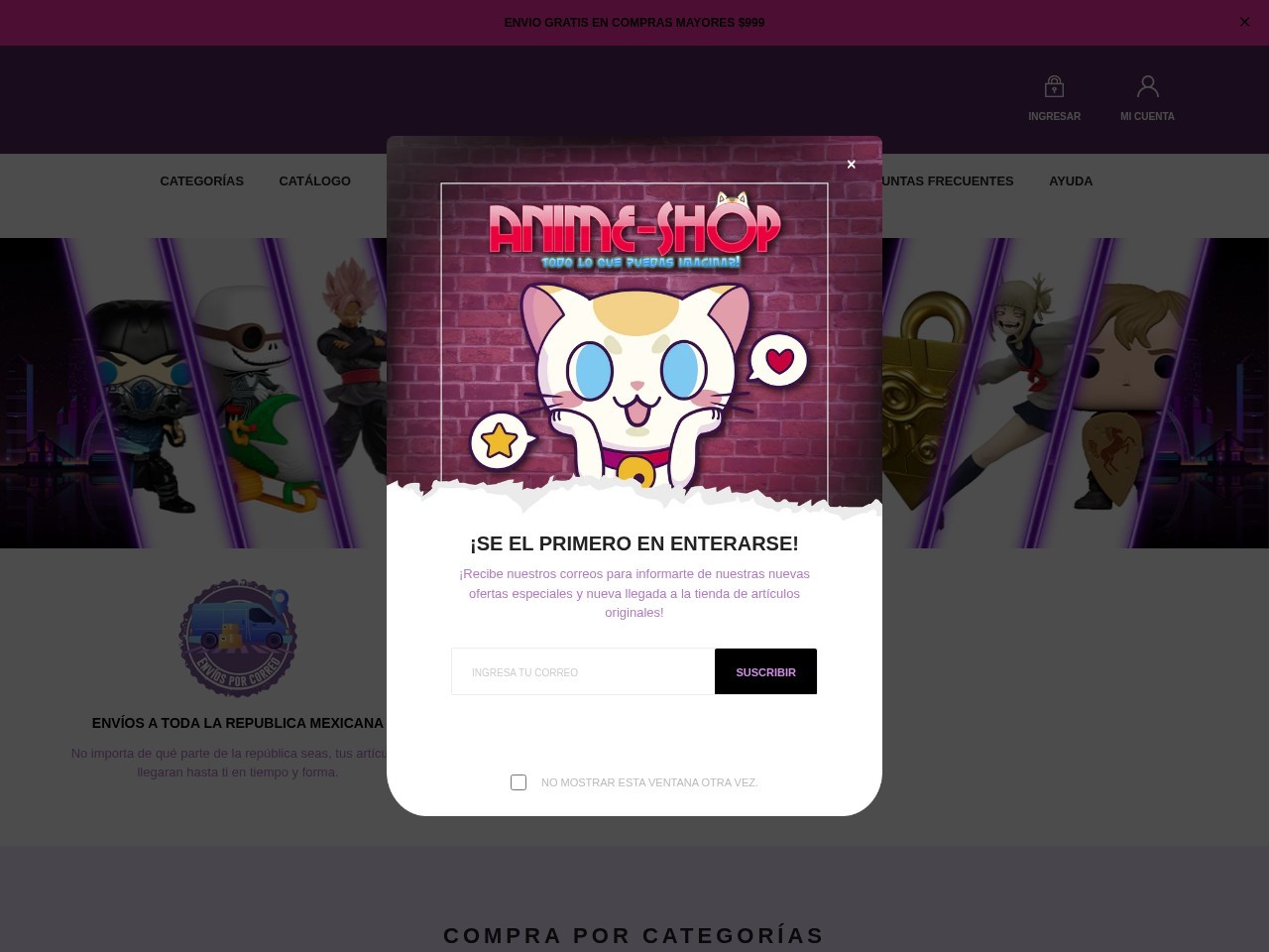 ANIME SHOP PLAZA PABELLON REFORMA โ Website Preview