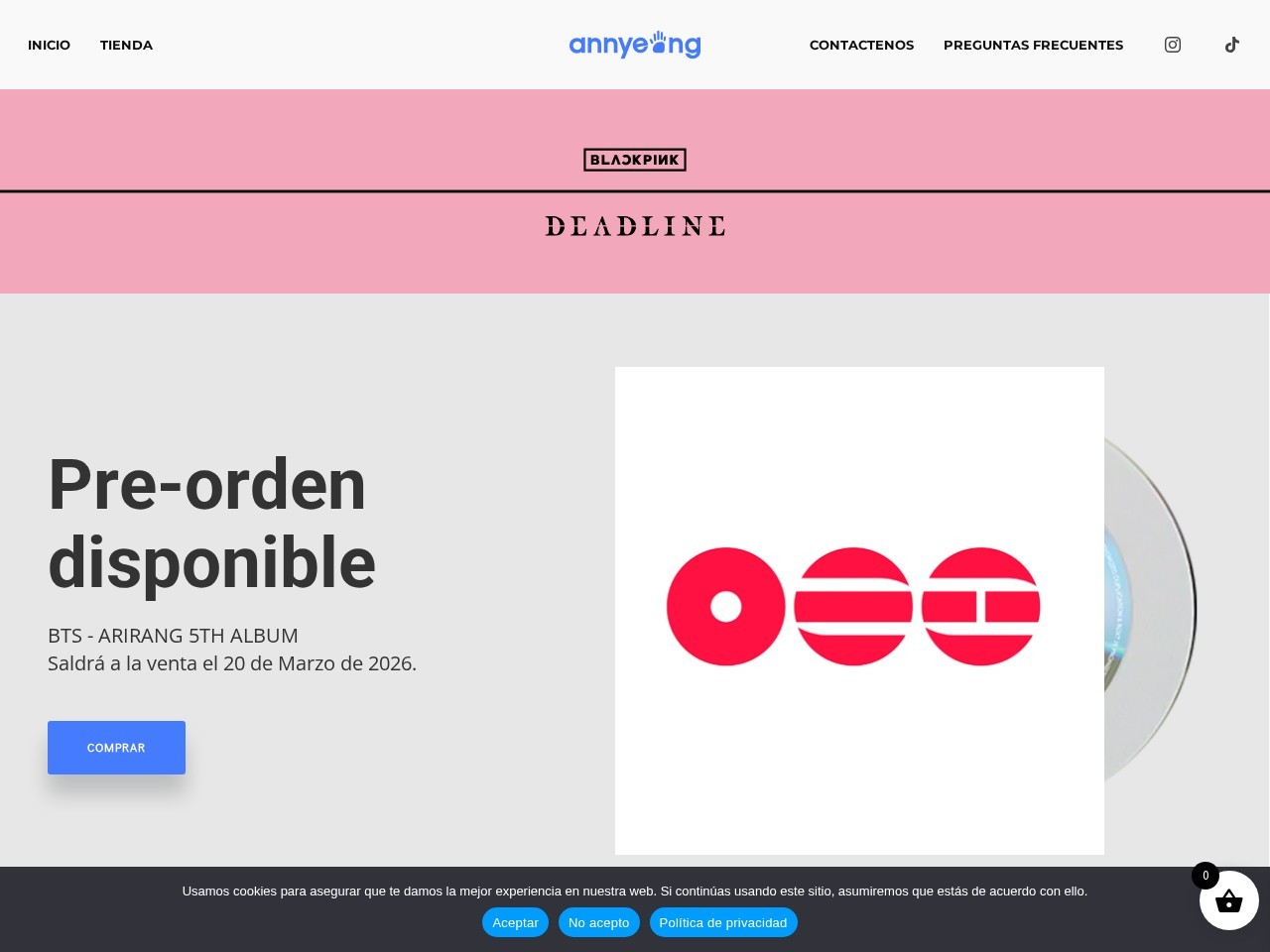 Annyeong K-Store — Website Preview