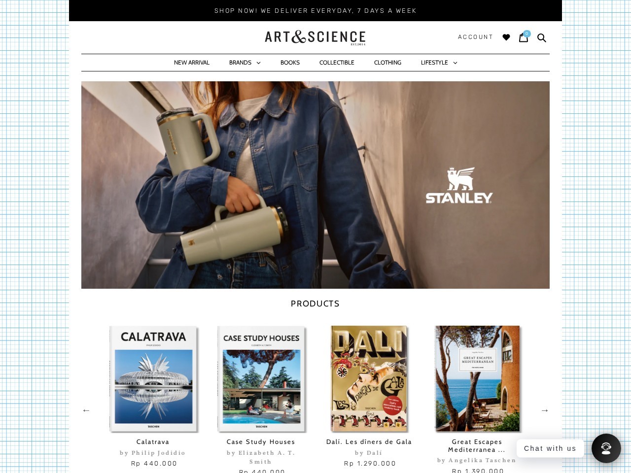 Art & Science — Website Preview