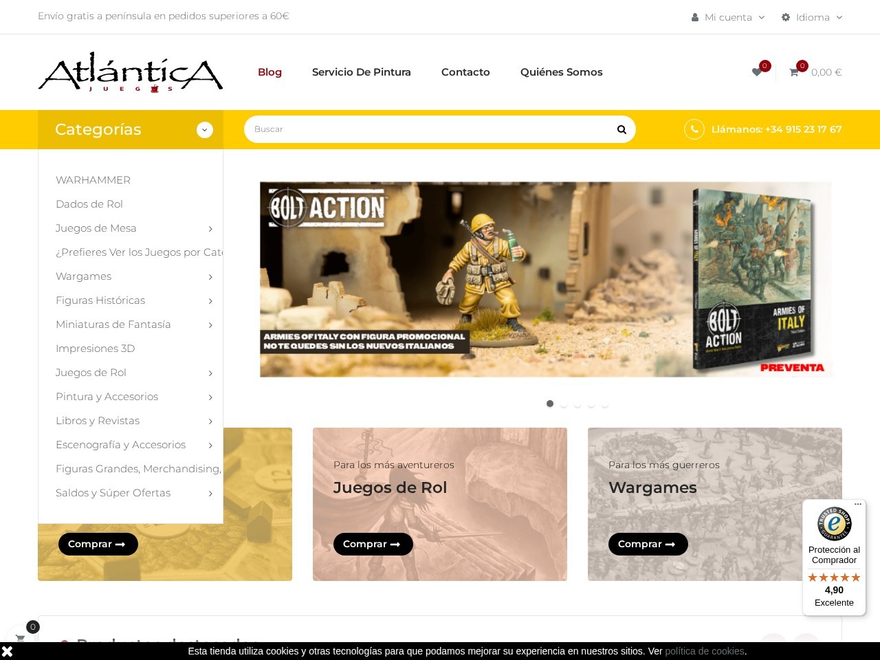 Atlántica Juegos — Website Preview