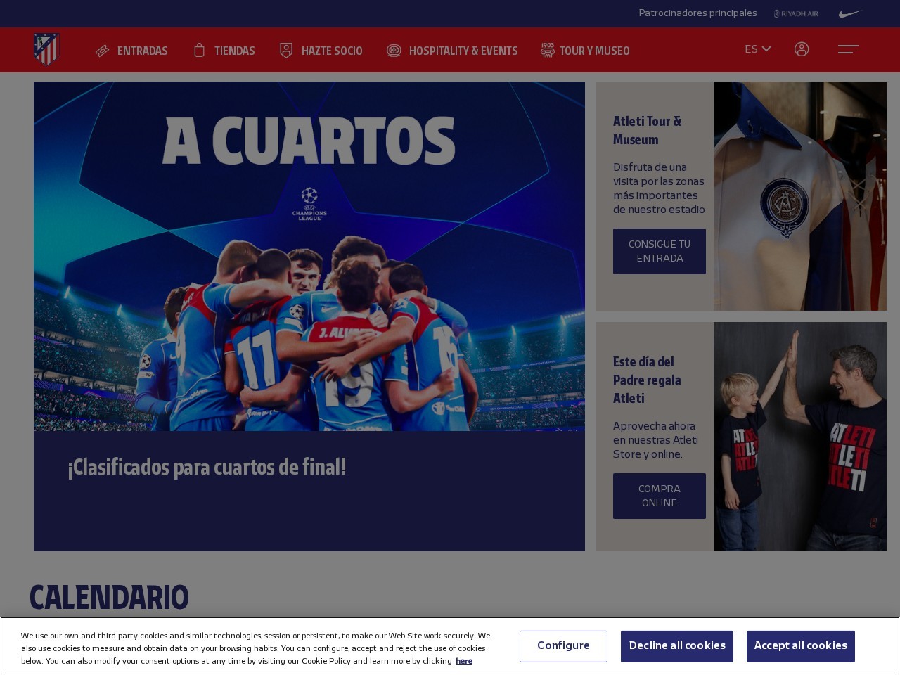 Atletico Madrid Store โ Website Preview