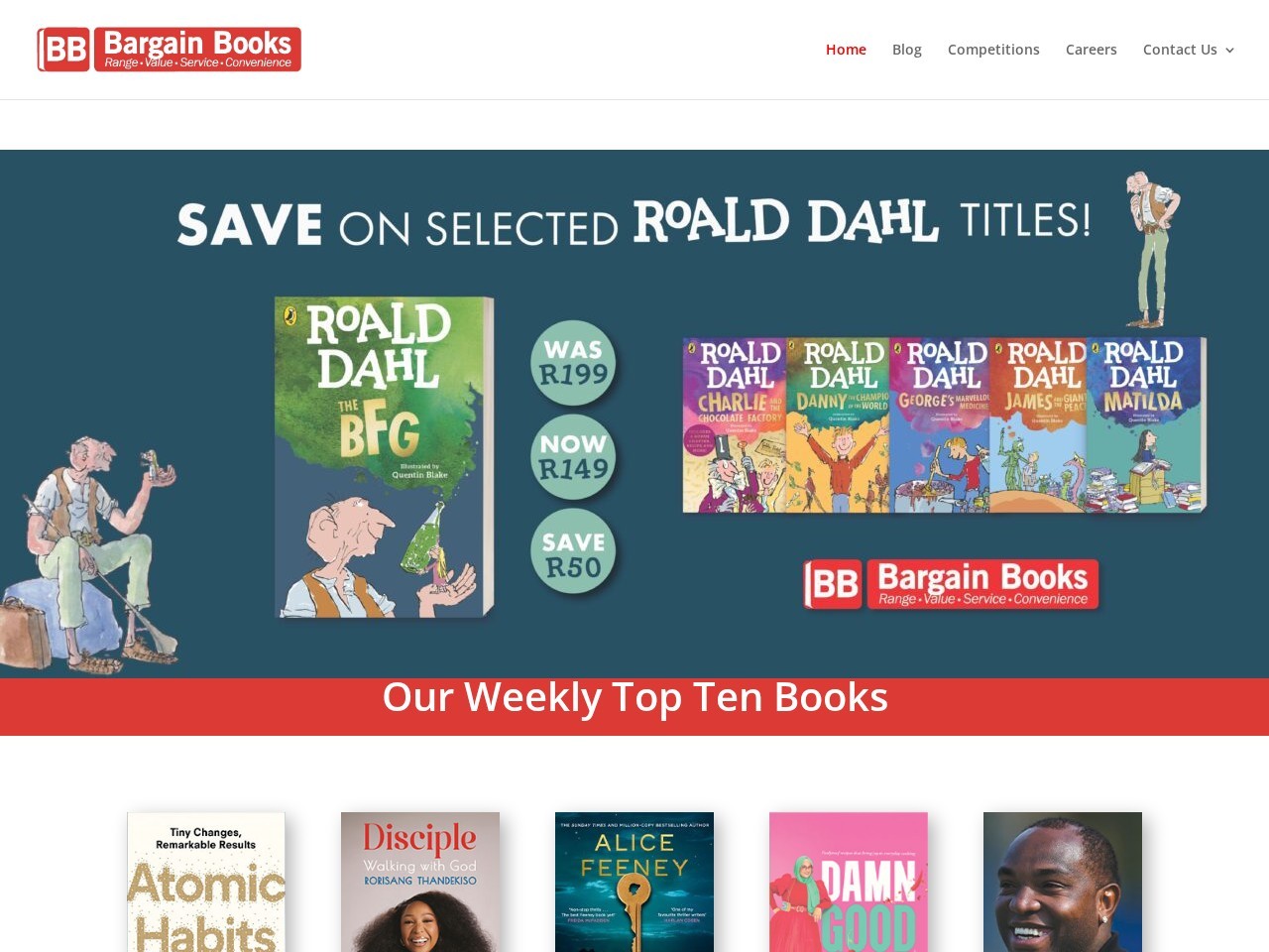 Bargain Books Willowbridge — Website Preview
