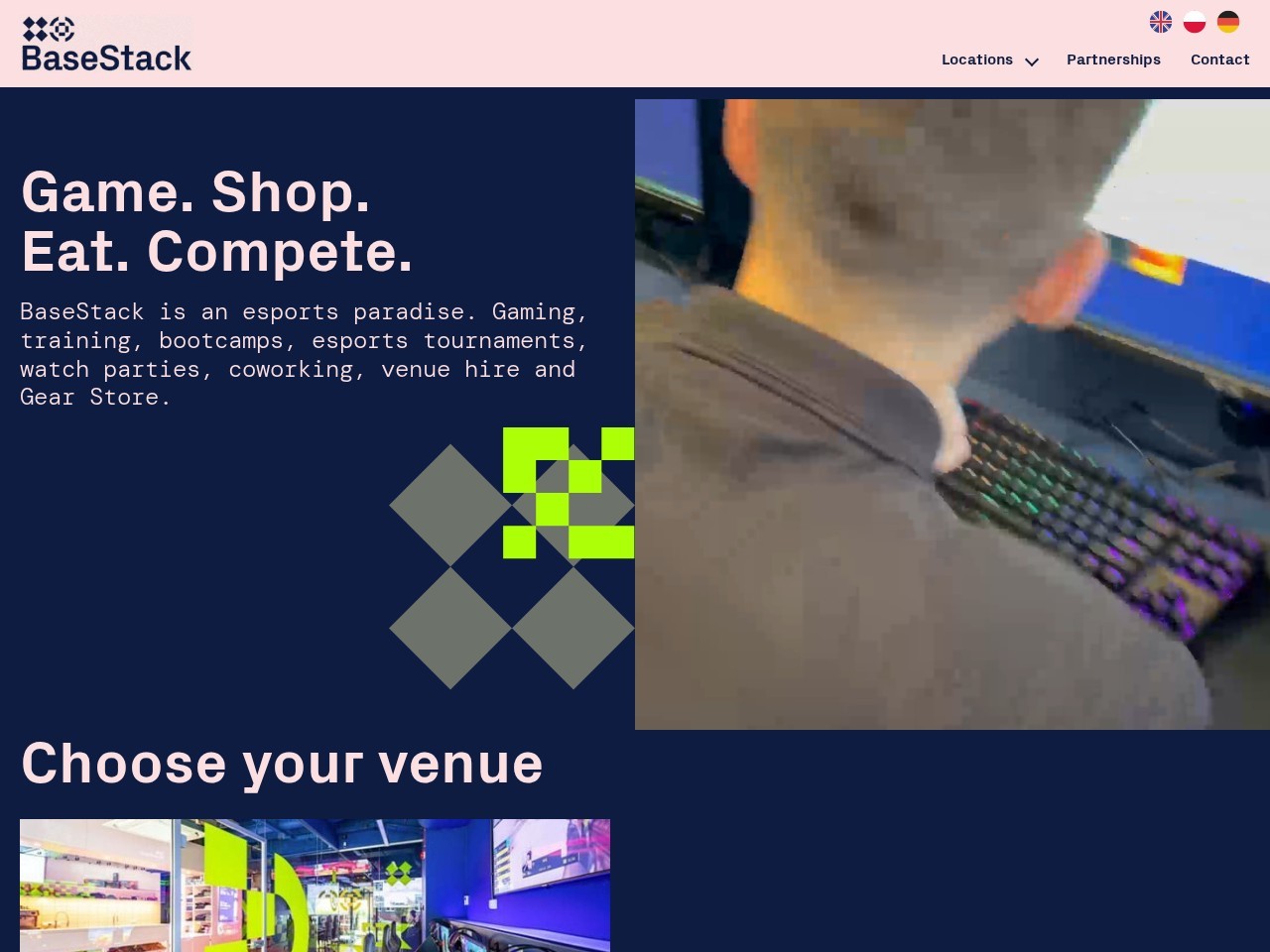 BaseStack Łódź — Website Preview