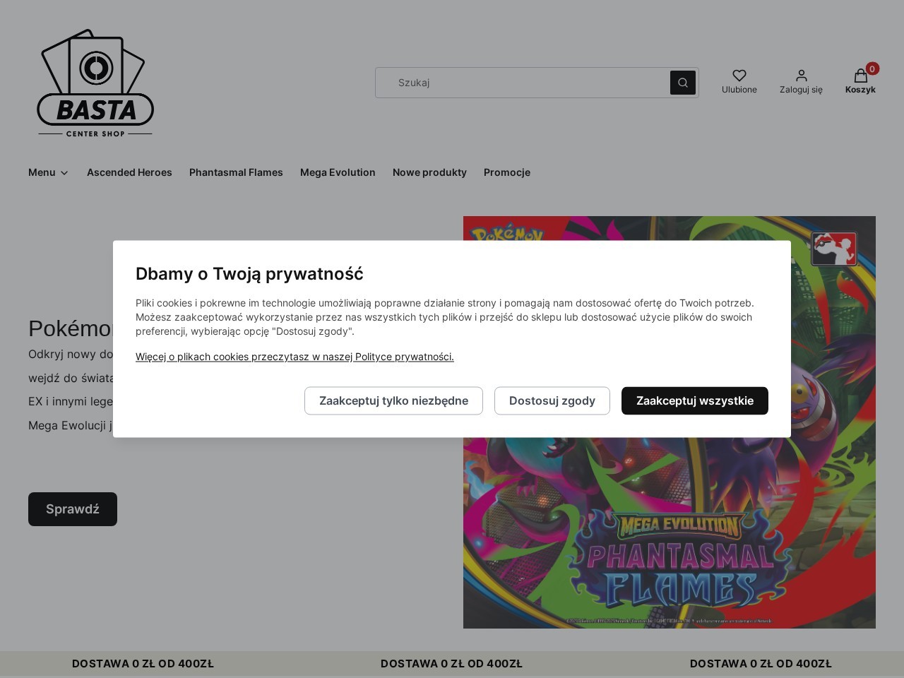 Basta Center Shop — Website Preview