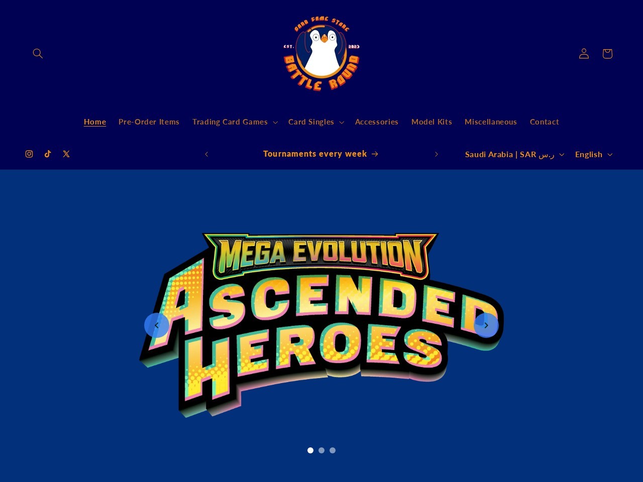 Battle Round — Website Preview