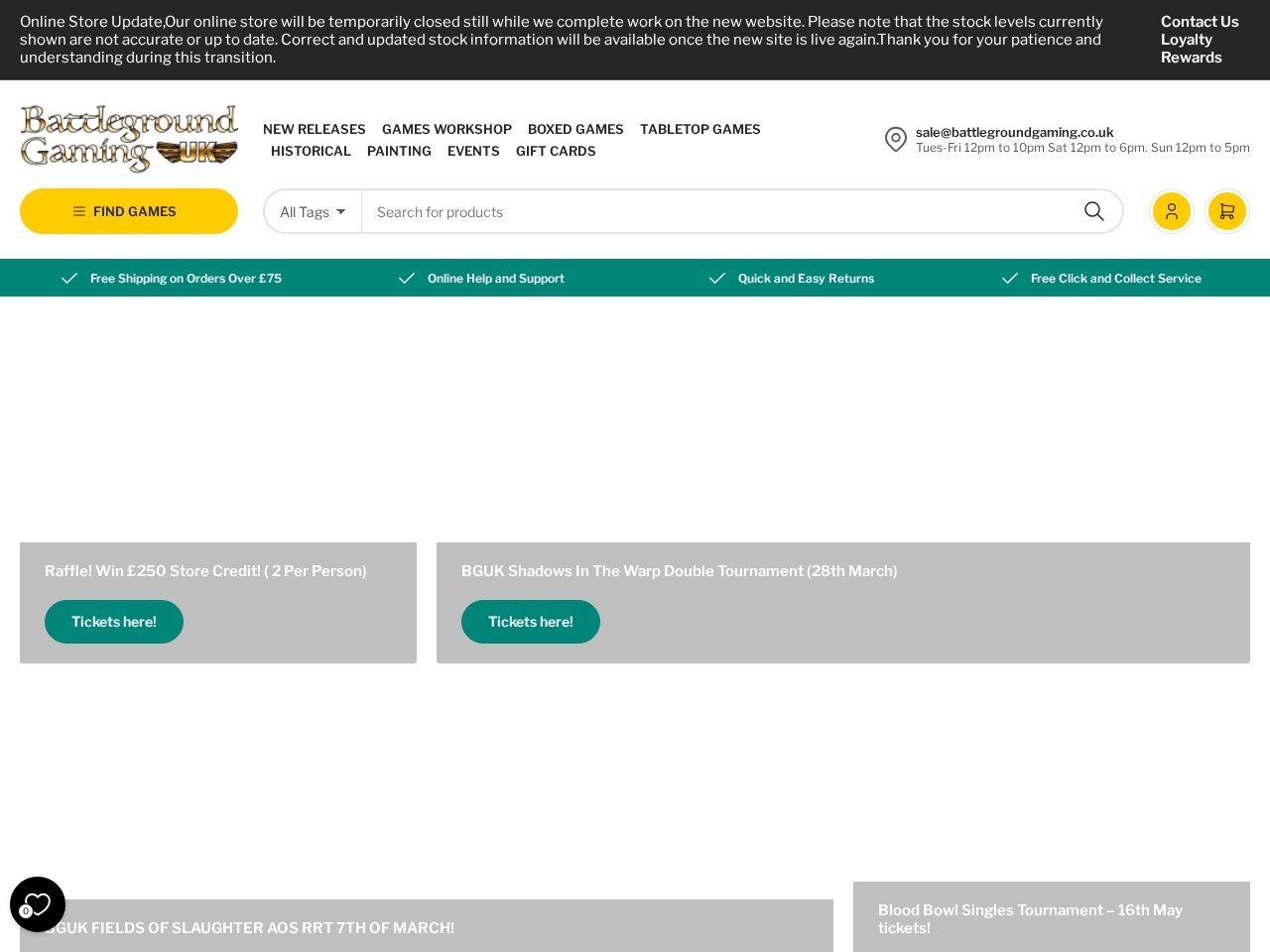 Battleground Gaming UK โ Website Preview