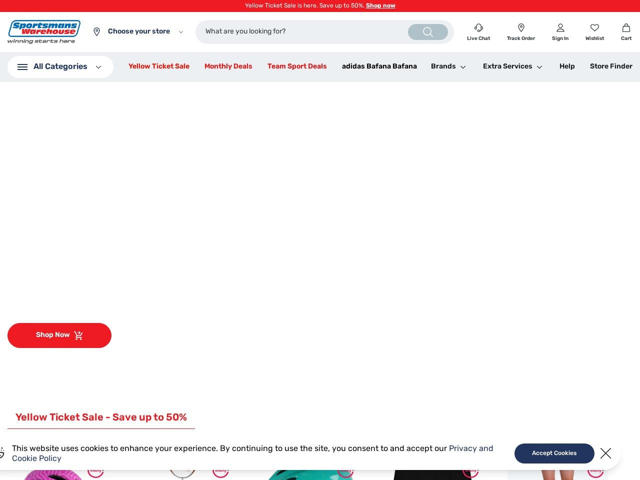 Sportsmans Warehouse Tokai — Website Preview