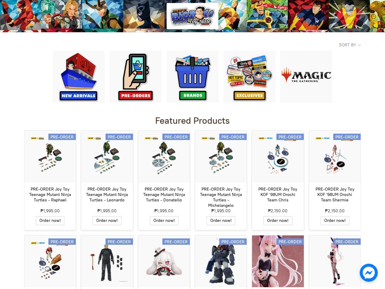 Big Boys Toy Store - Fisher Mall — Website Preview