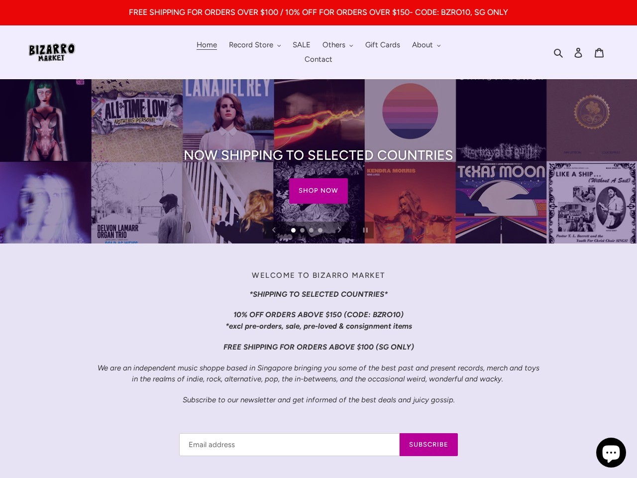 Bizarro Market — Website Preview