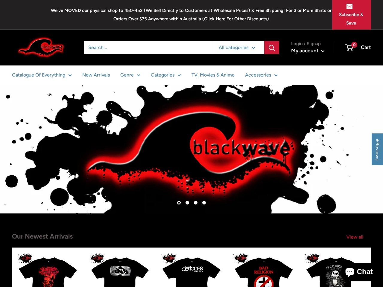 Blackwave Clothing โ Website Preview