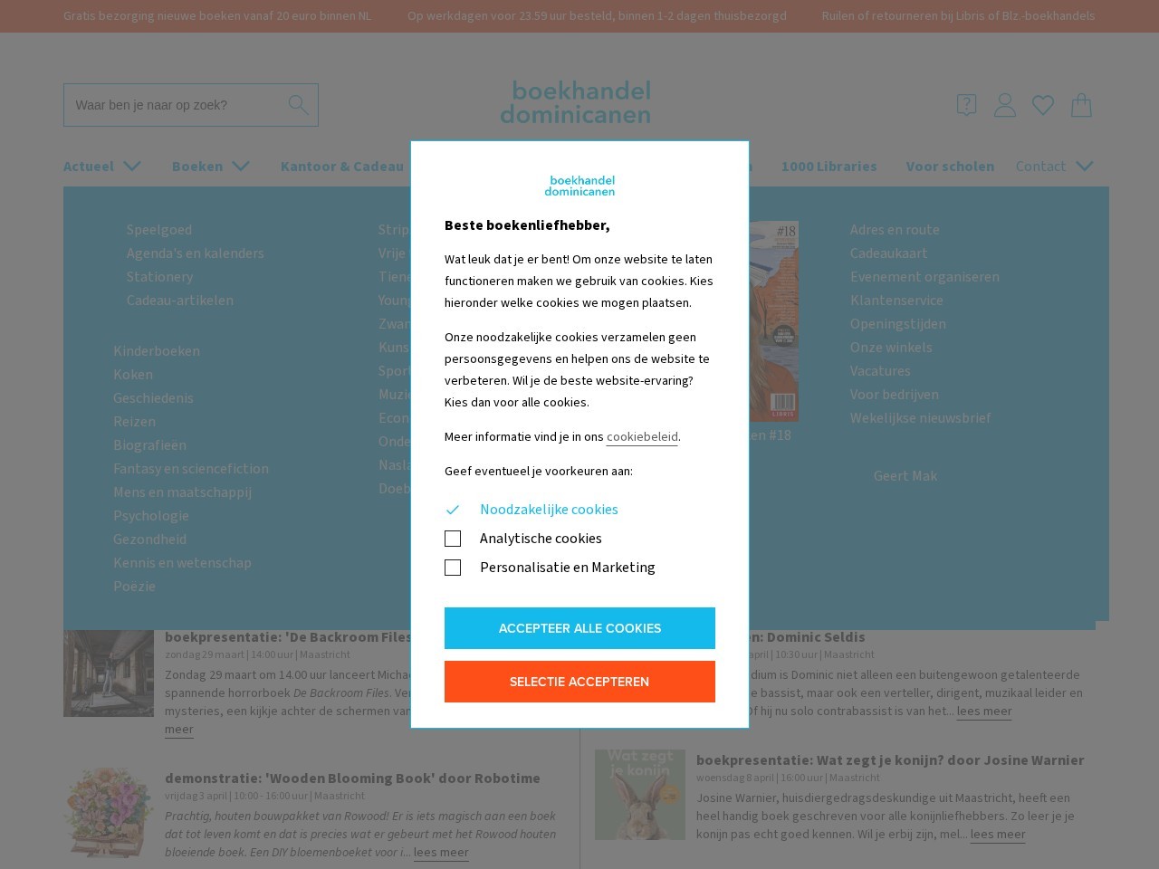 Book Store Dominicanen — Website Preview
