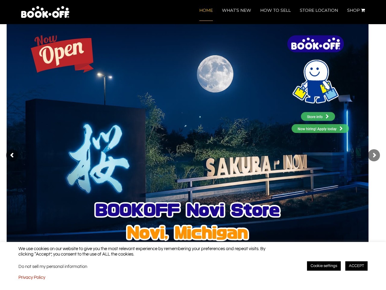 BOOKOFF Little Tokyo (Ani-Lab) — Website Preview