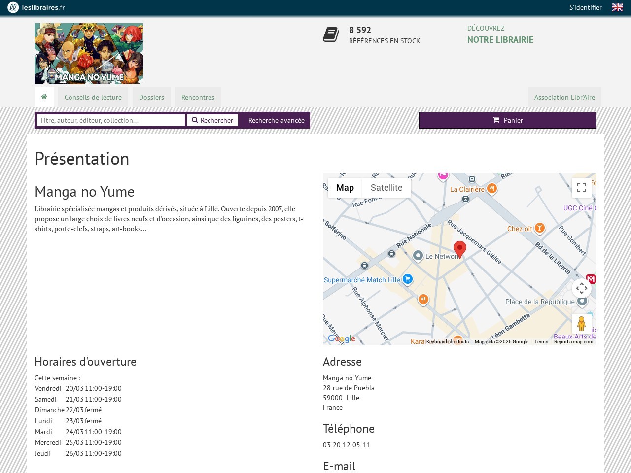 Books Manga no Yume — Website Preview