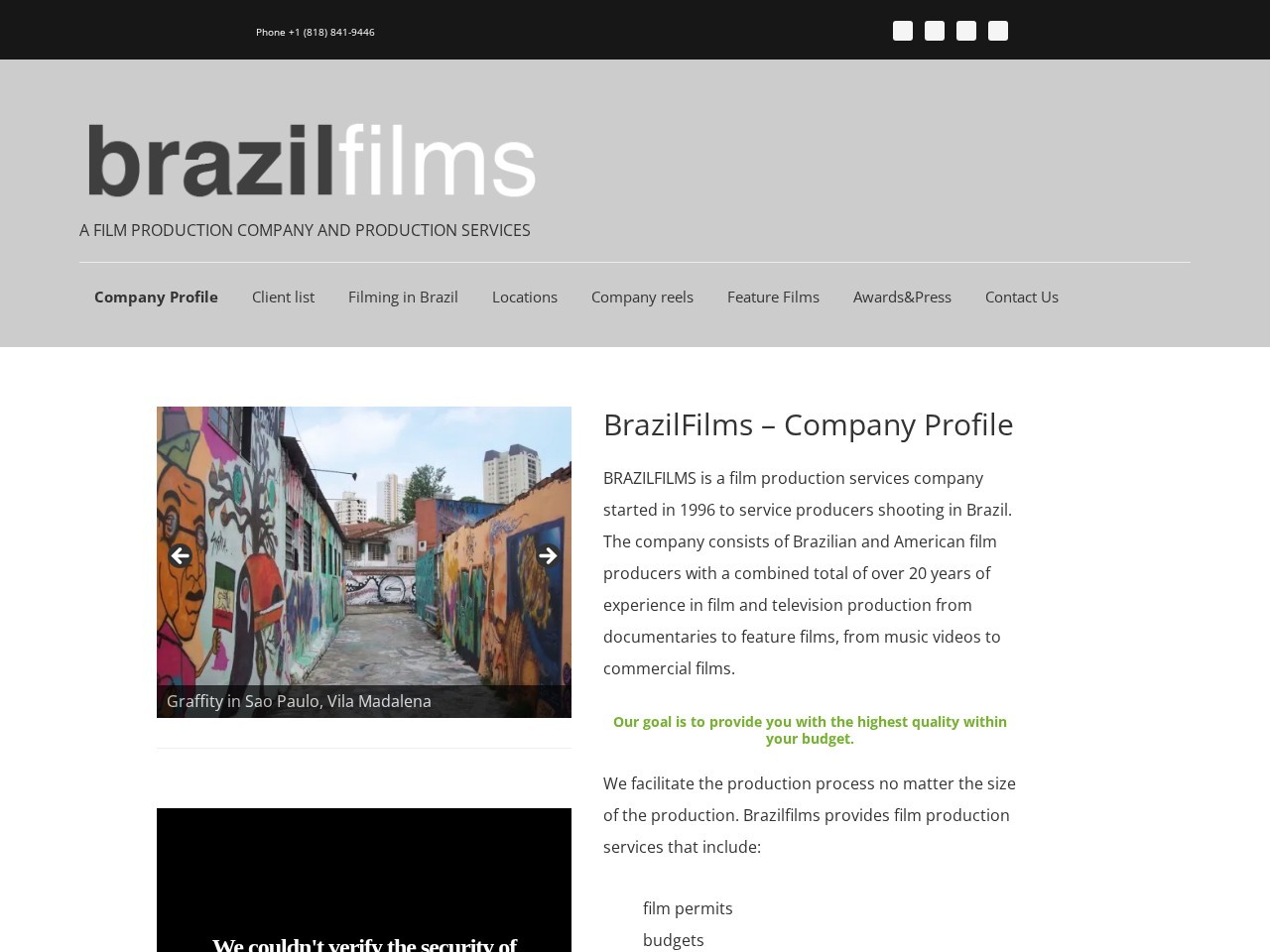 Brazil Films — Website Preview