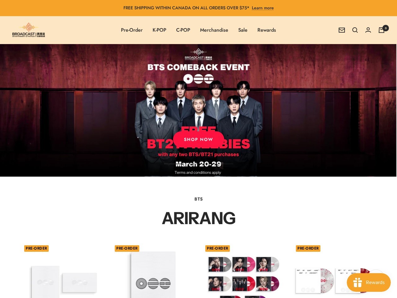 Broadcast Entertainment — Website Preview