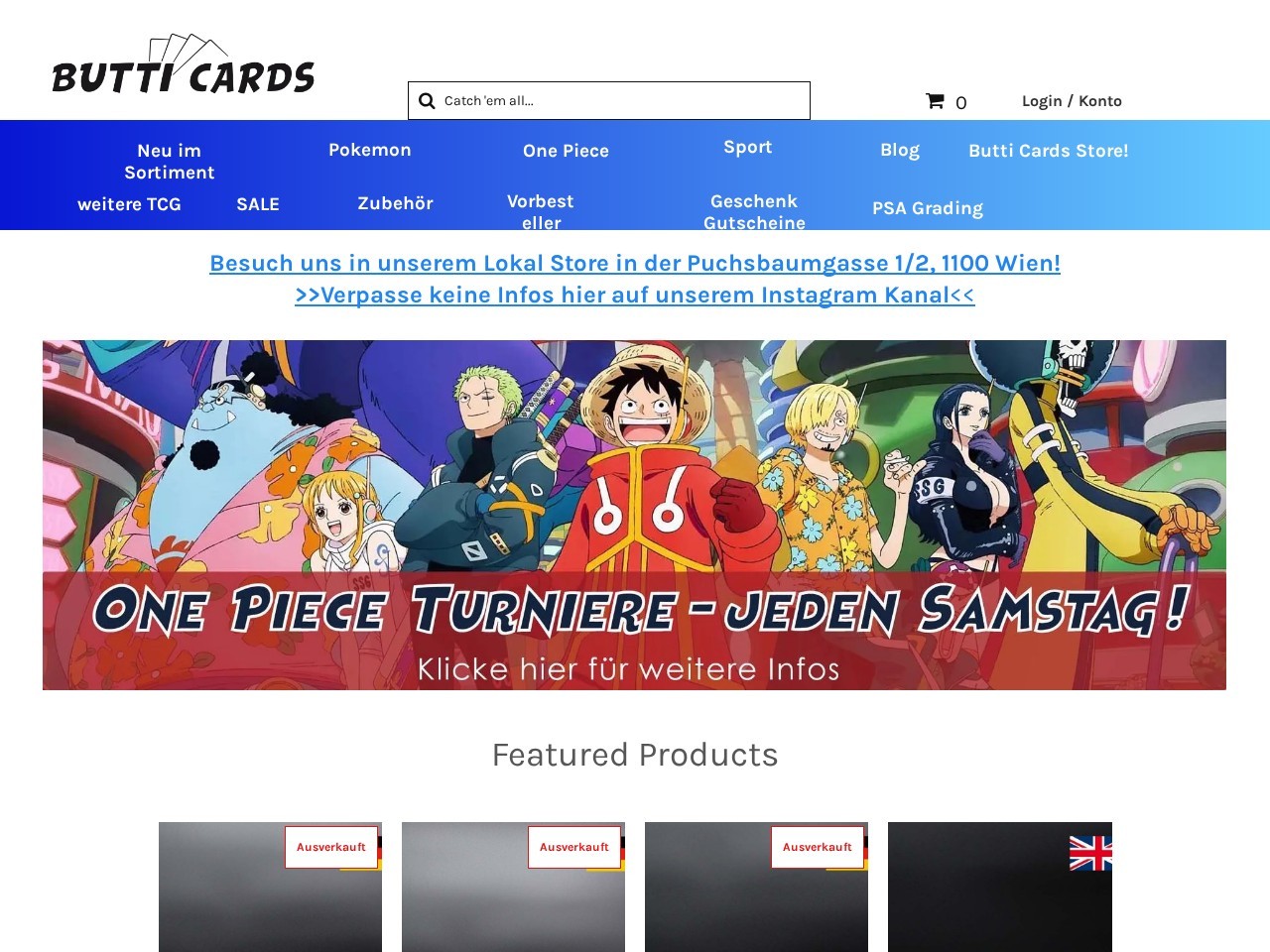 Butti Cards — Website Preview
