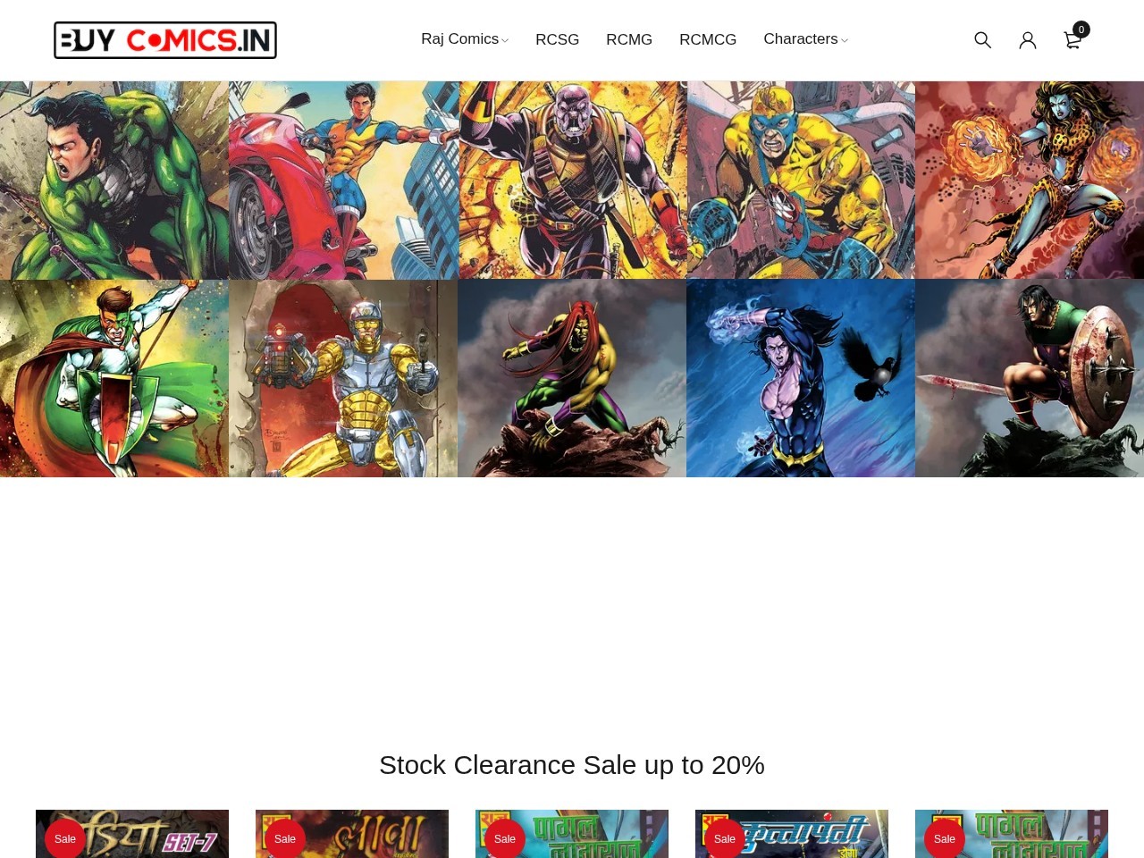 BuyComics.in — Website Preview