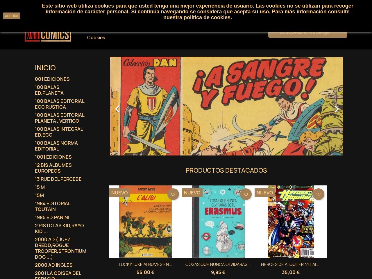 Cómics El Coleccionista — Website Preview
