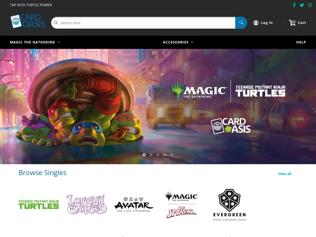 Card Oasis — Website Preview