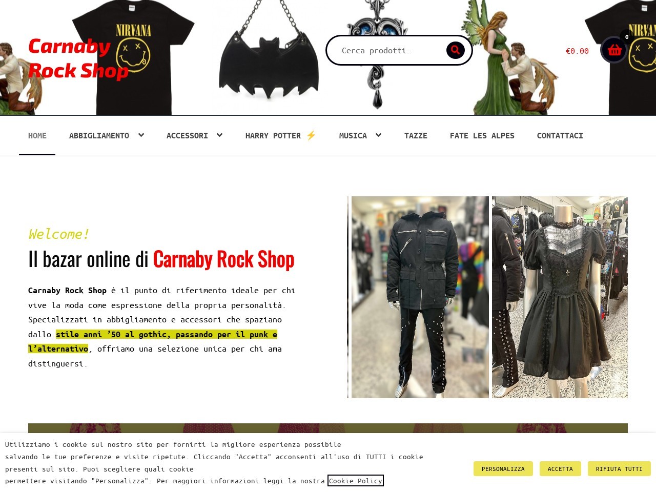 Carnaby Street — Website Preview