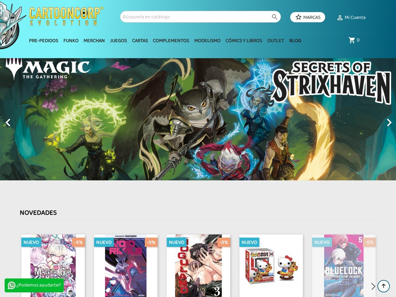 CARTOONCORP EVOLUTION - Merchandising - Figuras - Manga - Cรณmic โ Website Preview