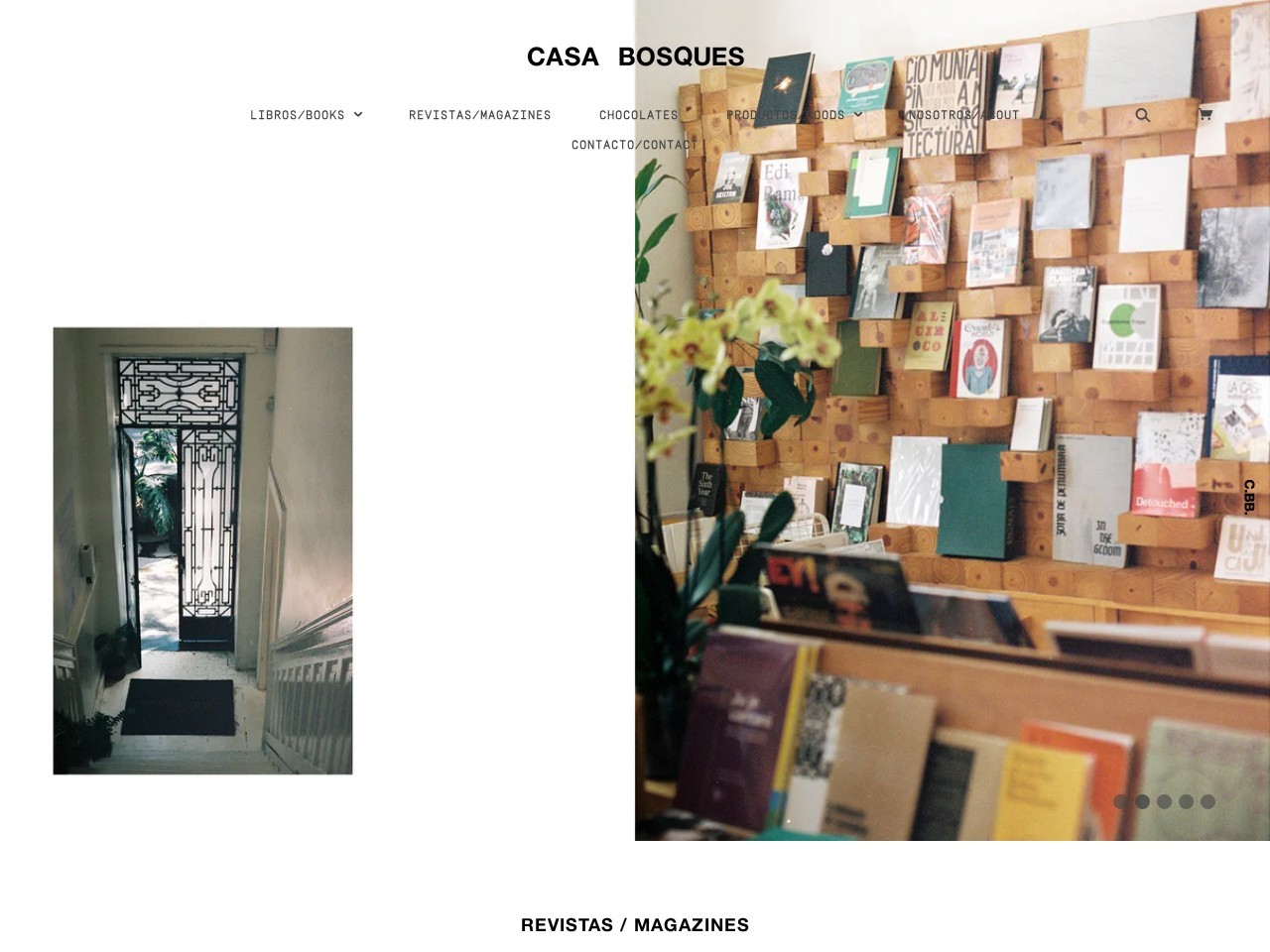 Casa Bosques — Website Preview
