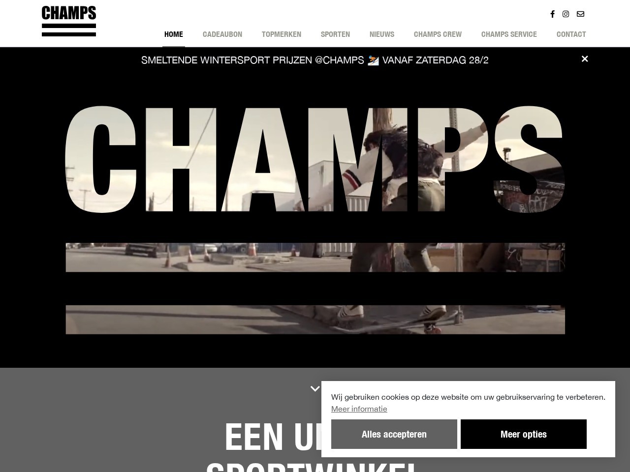 Champs Sport Store — Website Preview