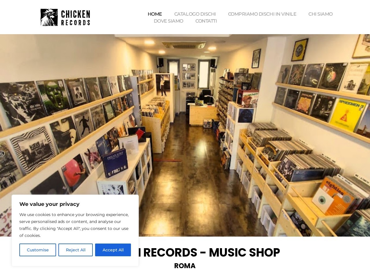 Chicken Records - Music Shop โ Website Preview