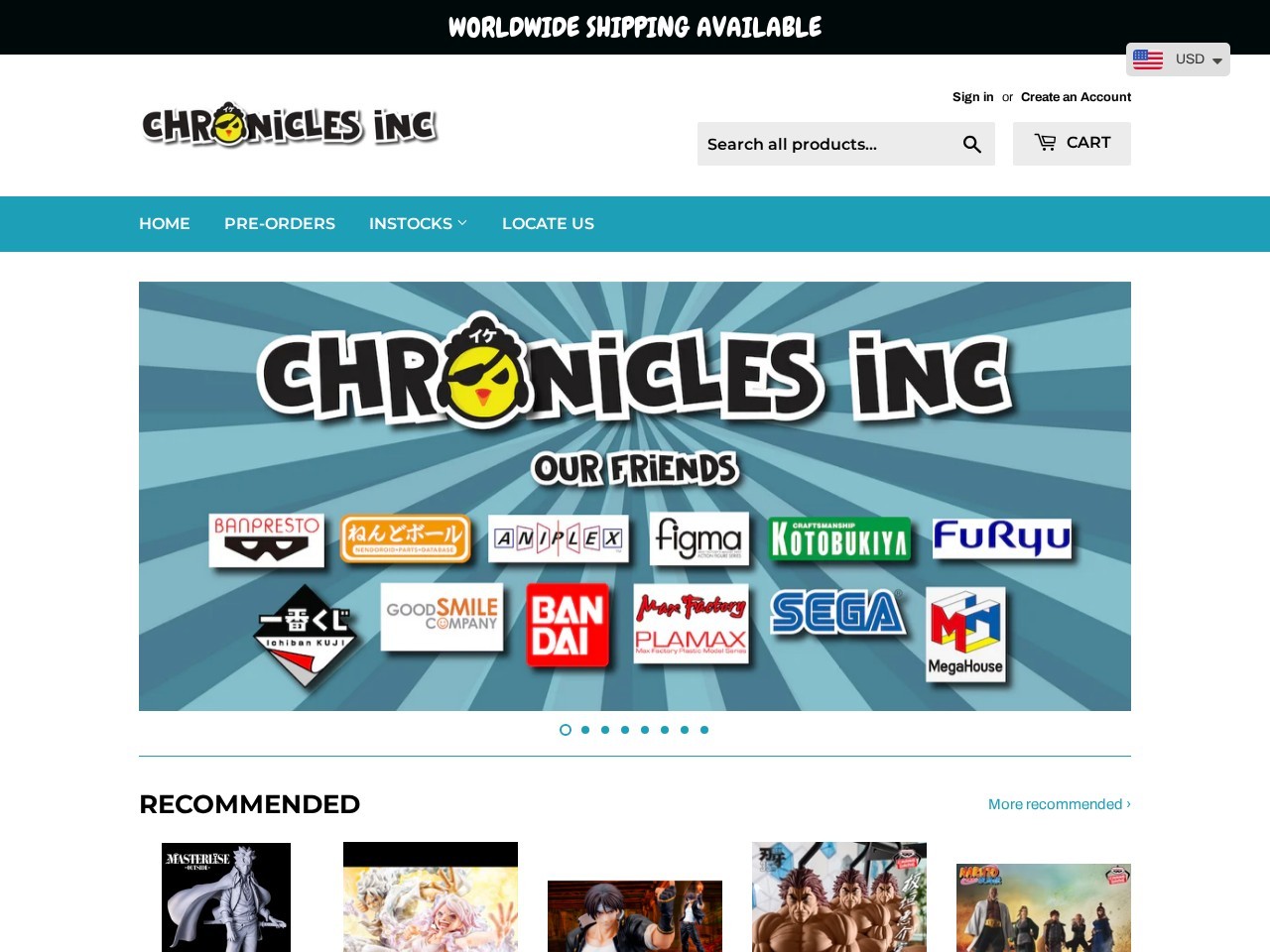 Chronicles Inc — Website Preview