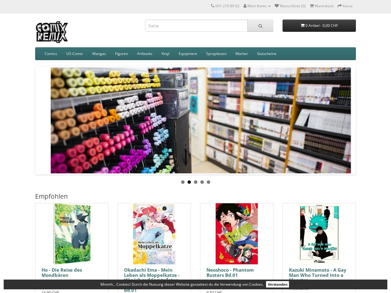 Co-Mix Remix — Website Preview