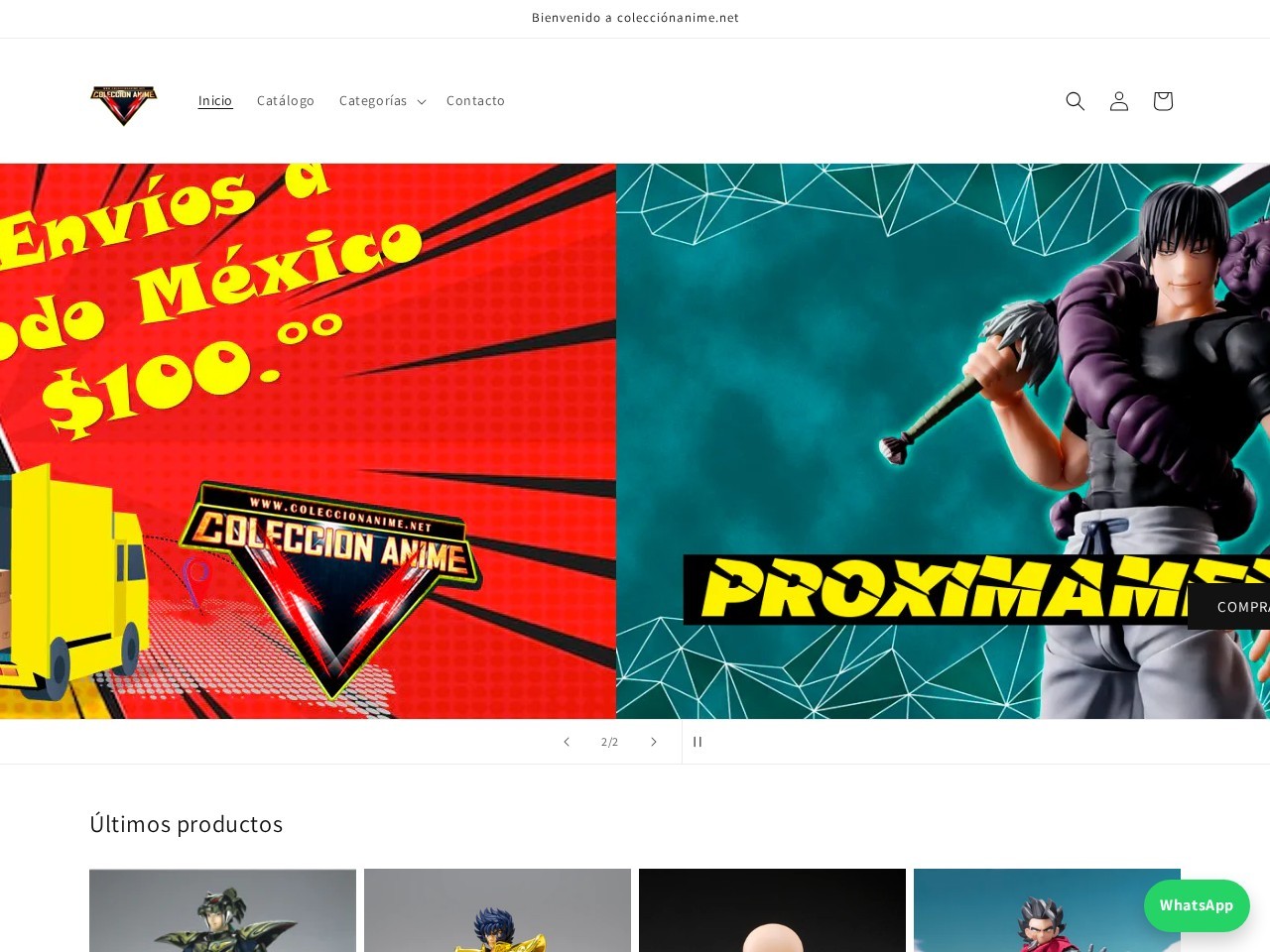 Coleccion Anime — Website Preview