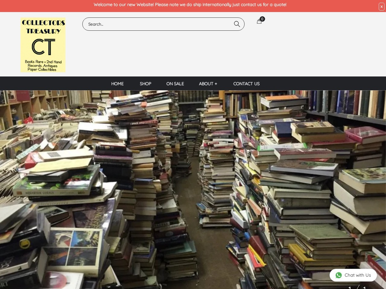 Collectors Treasury — Website Preview